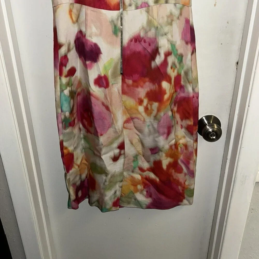 Kate Spade Bowden Watercolor Floral Sleeveless Business Party Dress Size 4